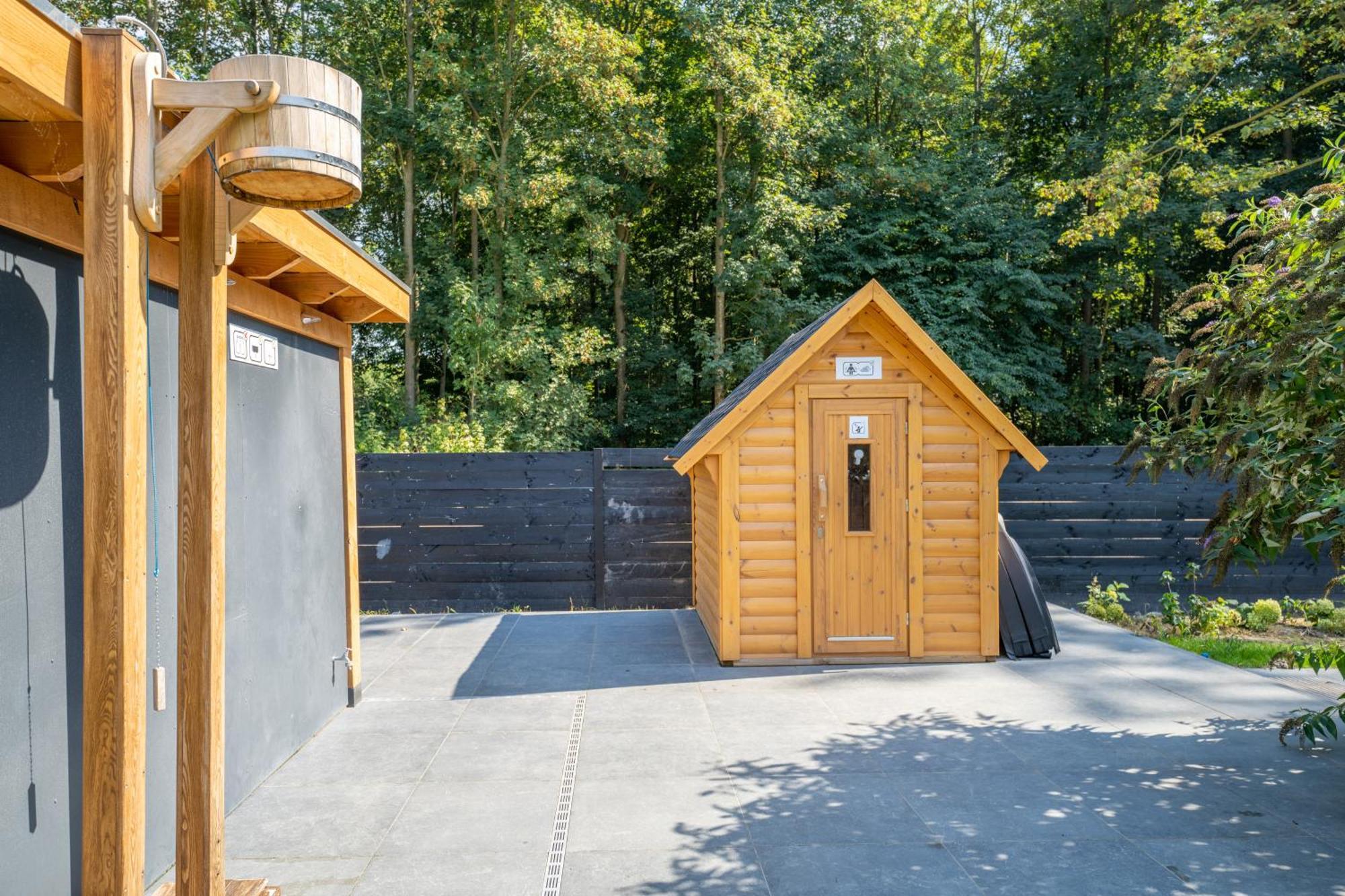 Forest Villa With Shared Pool & Eco Wellness Zeewolde Buitenkant foto