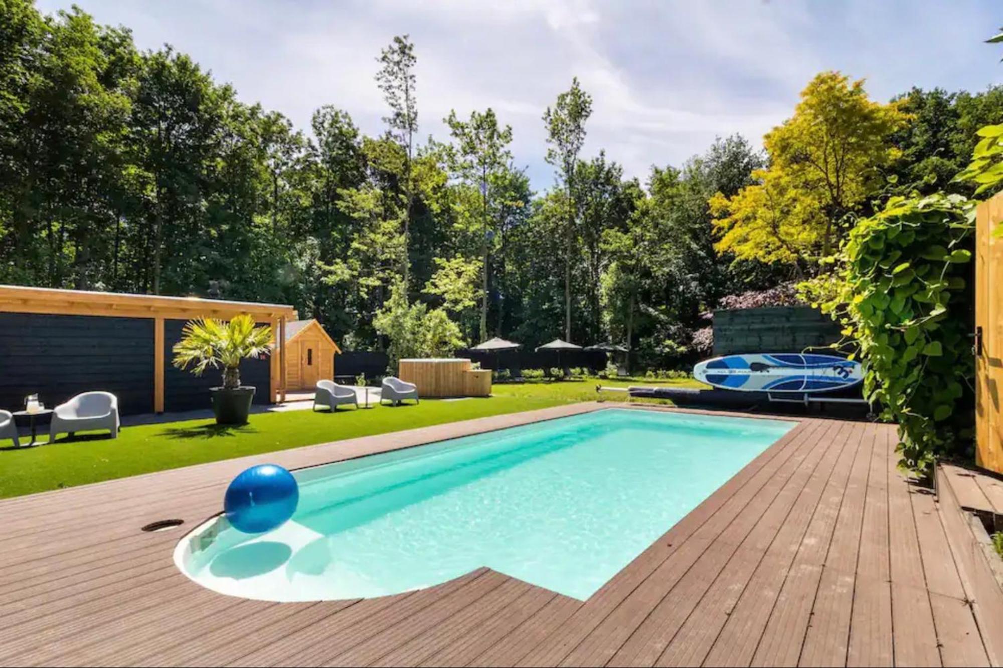 Forest Villa With Shared Pool & Eco Wellness Zeewolde Buitenkant foto